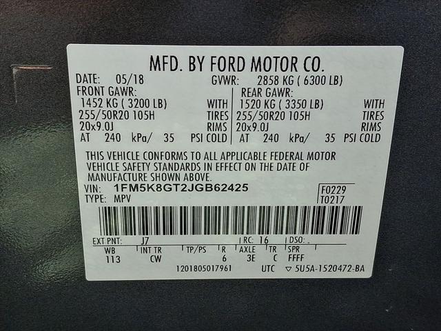 2018 Ford Explorer Sport