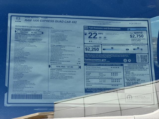 2026 Ram 1500 Express Quad Cab 4x2 64 Box