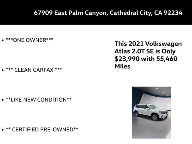 2021 Volkswagen Atlas 2.0T SE w/Technology