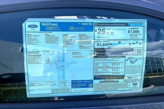 New 2026 Ford Mustang ECOBOOST FASTBACK For Sale in Olive Branch, MS