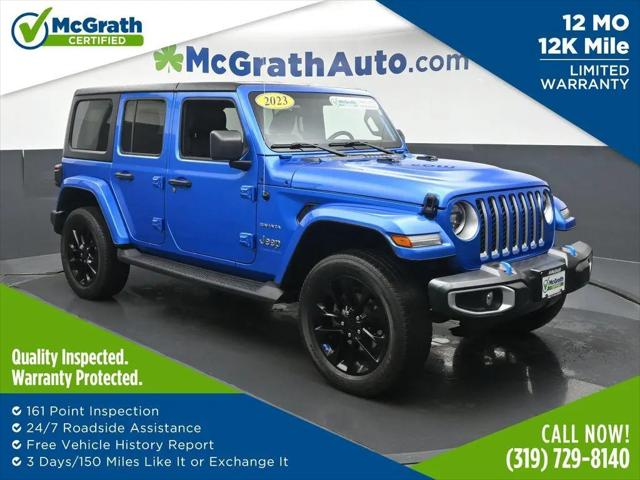 2023 Jeep Wrangler 4xe Sahara 4x4 for sale in Cedar Rapids, IA