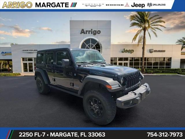 2025 Jeep Wrangler 4xe Willys 4xe for sale in Margate, FL