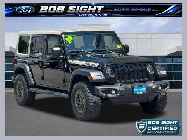 2020 Jeep Wrangler Black and Tan 4x4 for sale in Lees Summit, MO