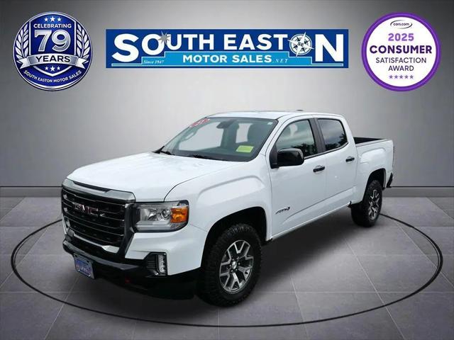 2021 GMC Canyon 4WD Crew Cab Short Box AT4 - Leather for sale in South Easton, MA