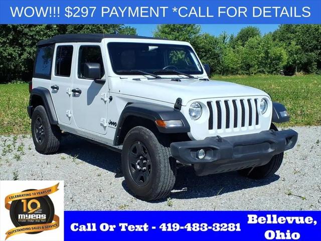 2023 Jeep Wrangler 4-Door Sport 4x4 for sale in Bellevue, OH
