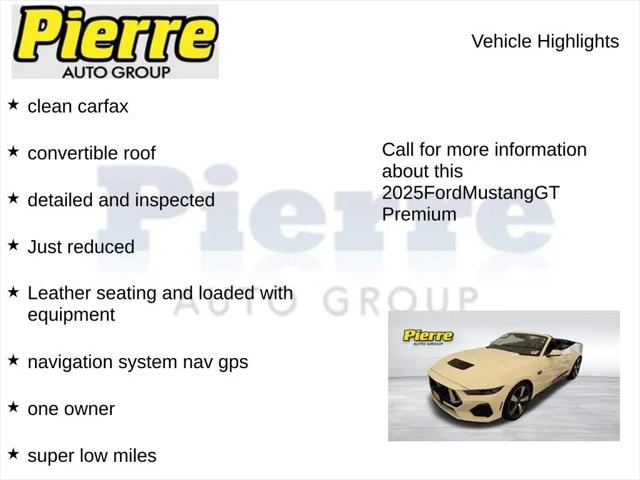 2025 Ford Mustang GT Premium Convertible