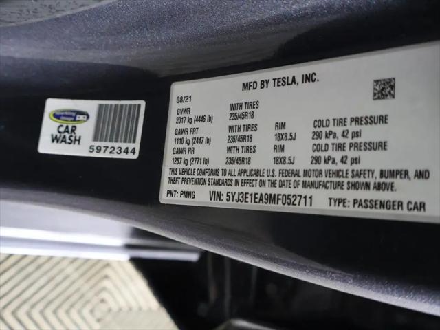 2021 Tesla Model 3 Standard Range Plus Rear-Wheel Drive