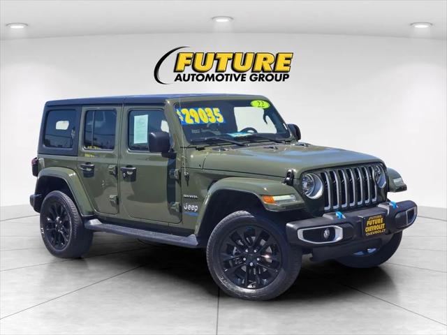 2022 Jeep Wrangler 4xe Unlimited Sahara 4x4 for sale in Sacramento, CA