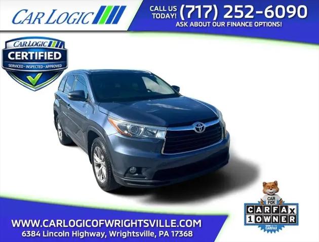 2015 Toyota Highlander XLE V6 for sale in Wrightsville, PA