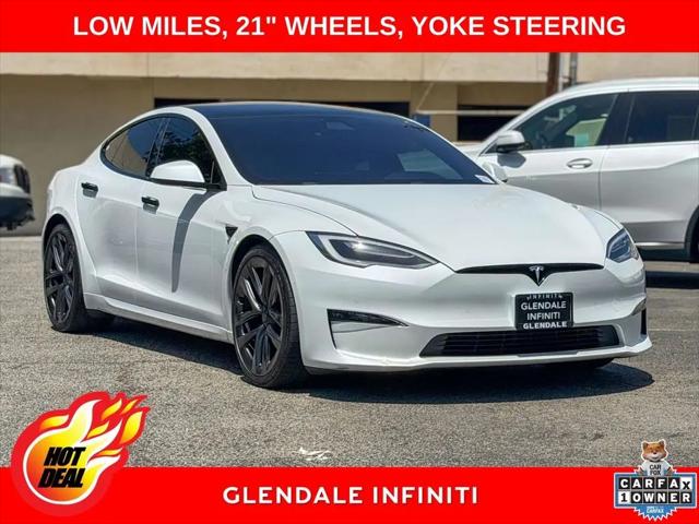 2021 Tesla Model S Plaid Tri Motor All-Wheel Drive for sale in Glendale, CA