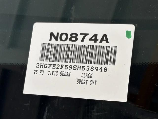 2025 Honda Civic Sport