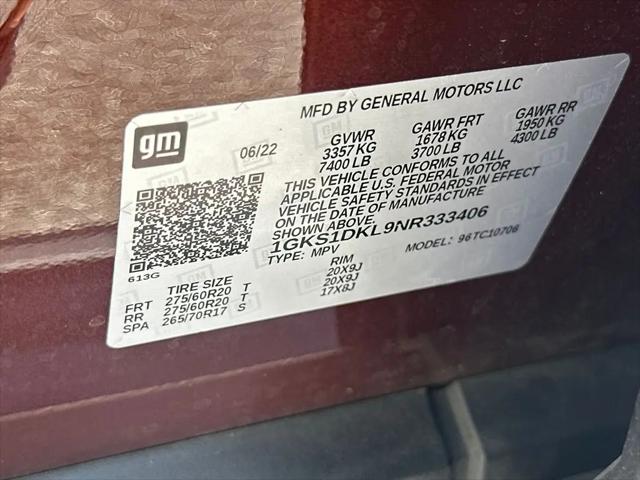 2022 GMC Yukon 2WD Denali
