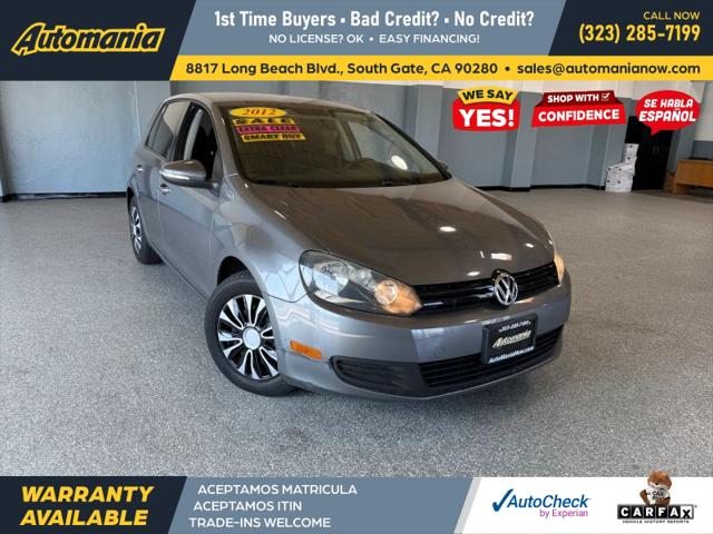 2012 Volkswagen Golf 2.5L 4-Door for sale in South Gate, CA