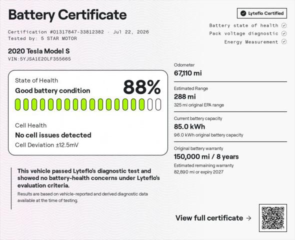 2020 Tesla Model S Long Range Dual Motor All-Wheel Drive