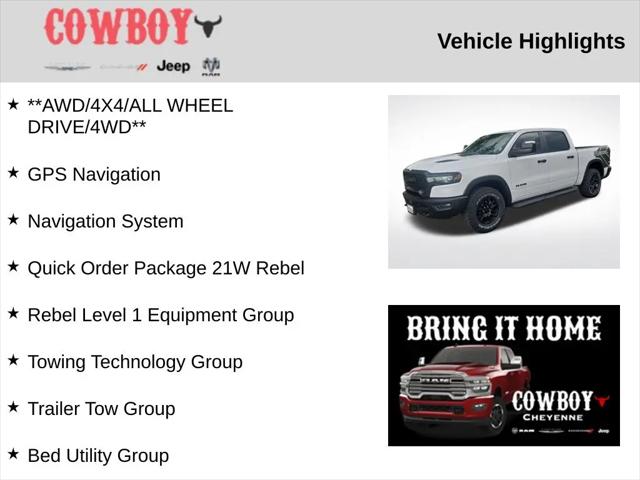 2025 Ram 1500 Rebel Crew Cab 4x4 57 Box