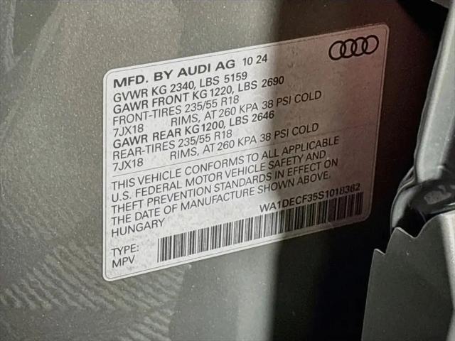 2025 Audi Q3 Premium 45 TFSI S line quattro Tiptronic