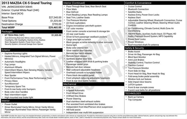 2013 Mazda CX-5 Grand Touring
