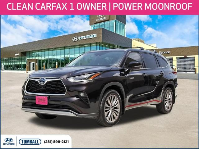 2020 Toyota Highlander Hybrid Platinum for sale in Tomball, TX