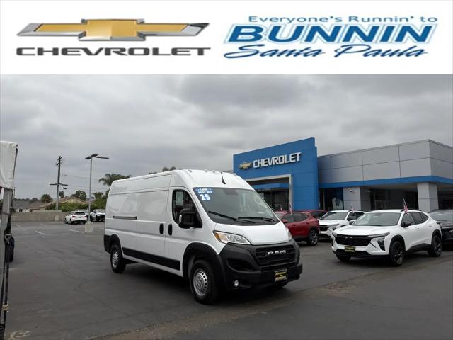 2025 Ram ProMaster 2500 Cargo Van Tradesman High Roof 159" WB w/Pass Seat for sale in Santa Paula, CA