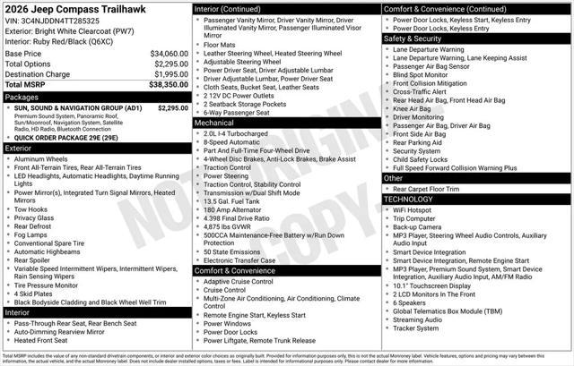 2026 Jeep Compass Trailhawk
