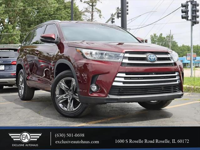 2019 Toyota Highlander Hybrid Limited Platinum for sale in Roselle, IL