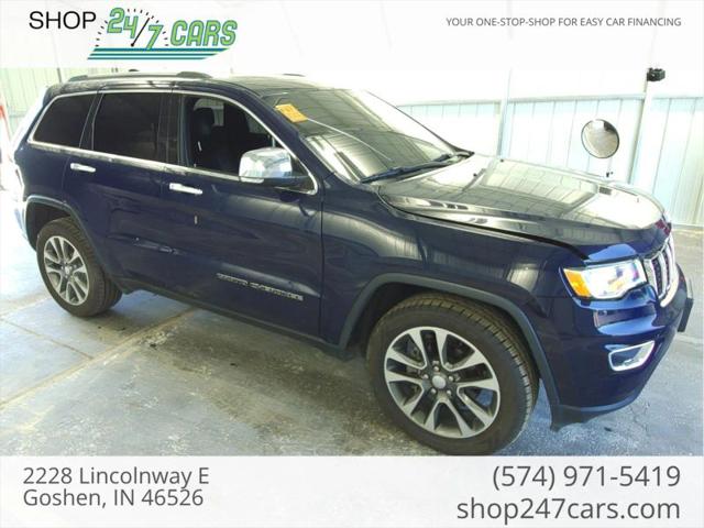 2018 Jeep Grand Cherokee Limited 4x4 for sale in Larwill, IN