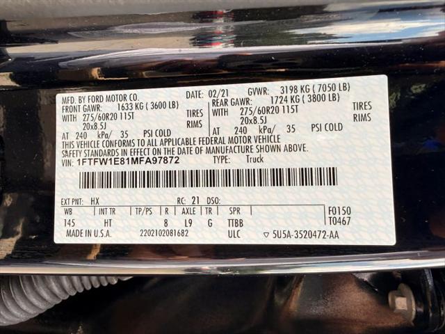 2021 Ford F-150 LARIAT