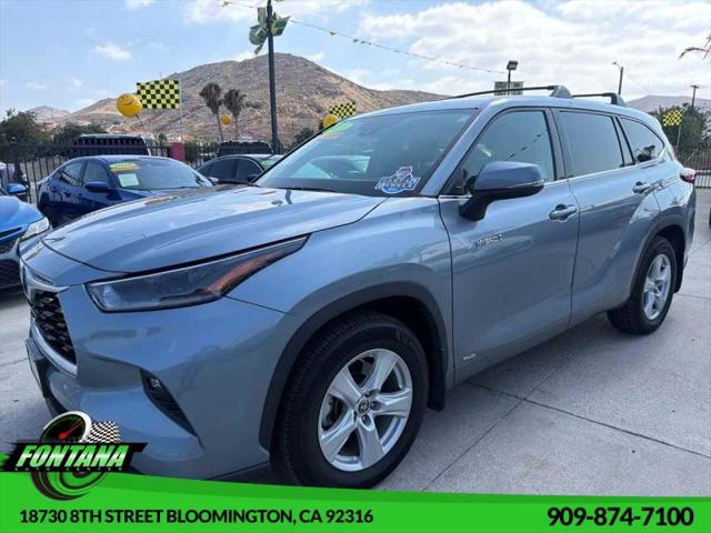 2021 Toyota Highlander Hybrid LE for sale in Bloomington, CA