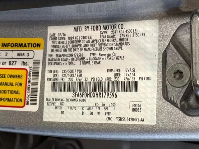 2017 Ford Fusion SE