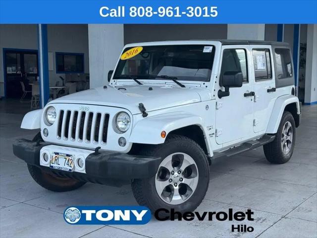 2016 Jeep Wrangler Unlimited Sahara for sale in Hilo, HI