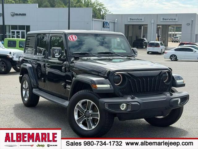 2018 Jeep Wrangler Unlimited Sahara 4x4 for sale in Albemarle, NC