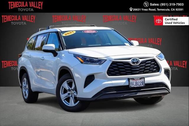 2021 Toyota Highlander L for sale in Temecula, CA