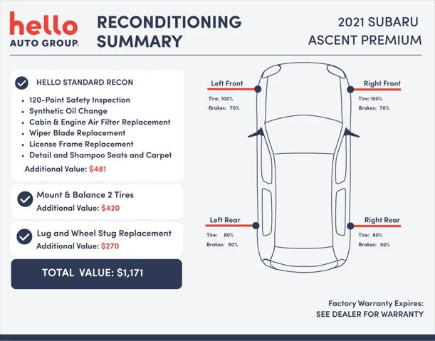 2021 Subaru Ascent Premium