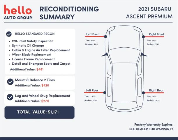 2021 Subaru Ascent Premium