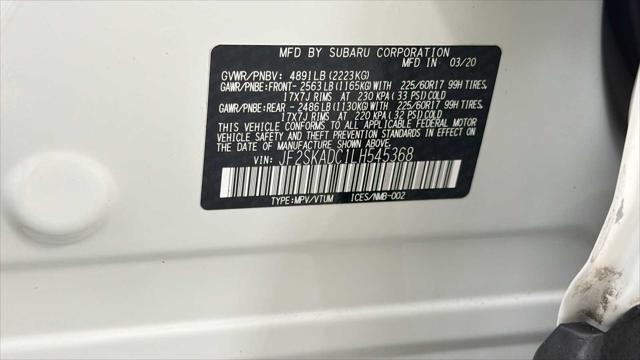 2020 Subaru Forester Unknown