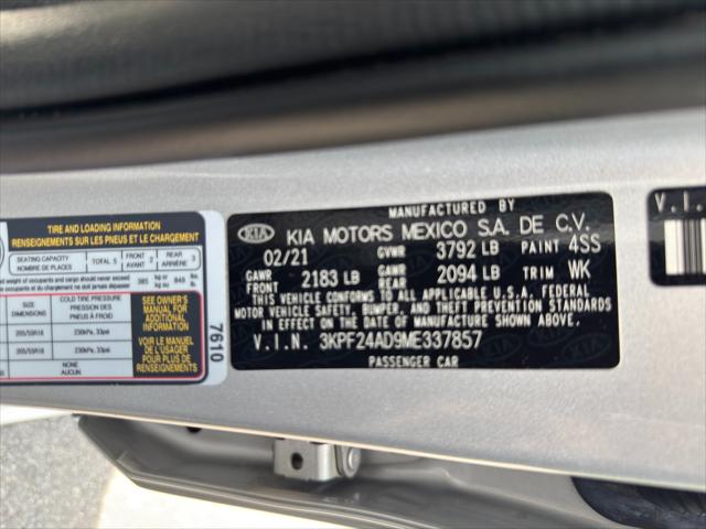 2021 Kia Forte LXS