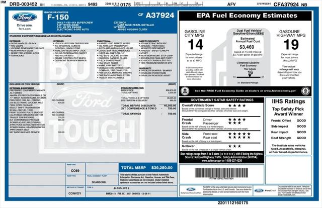 2012 Ford F-150 XLT