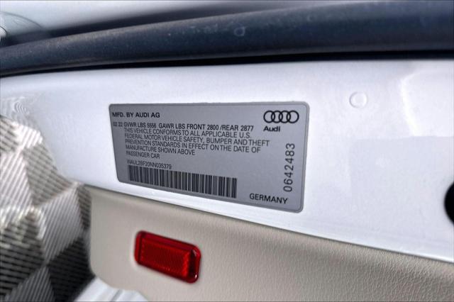 2022 Audi A6 Premium Plus 55 TFSI quattro S tronic