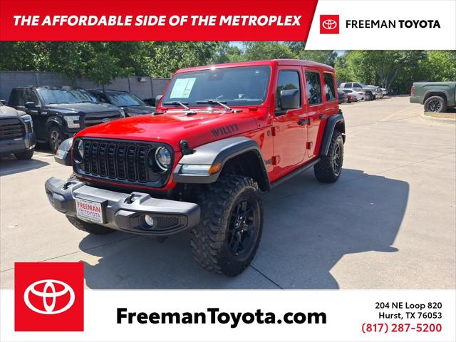 2024 Jeep Wrangler 4-Door Willys 4x4 for sale in Hurst, TX