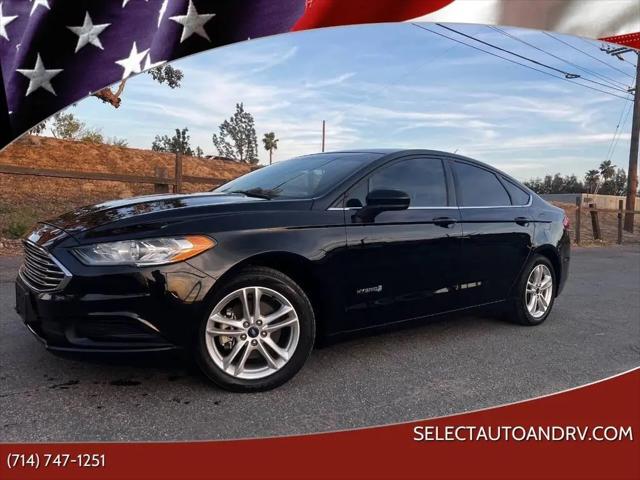 2018 Ford Fusion Hybrid S for sale in Corona, CA