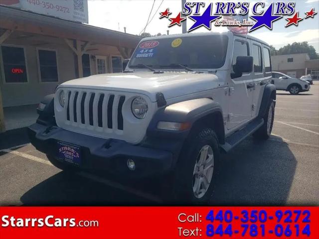2018 Jeep Wrangler Unlimited Sport S 4x4 for sale in Madison, OH