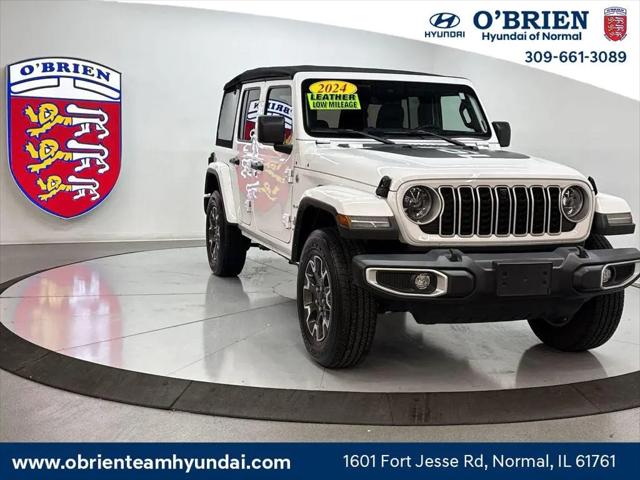 2024 Jeep Wrangler 4-Door Sahara 4x4 for sale in Normal, IL