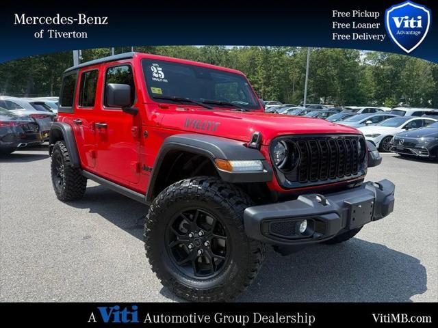 2025 Jeep Wrangler 4-Door Willys 4x4 for sale in Tiverton, RI