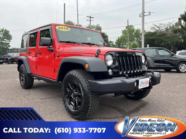 2018 Jeep Wrangler JK Unlimited Willy Wheeler 4x4 for sale in Phoenixville, PA