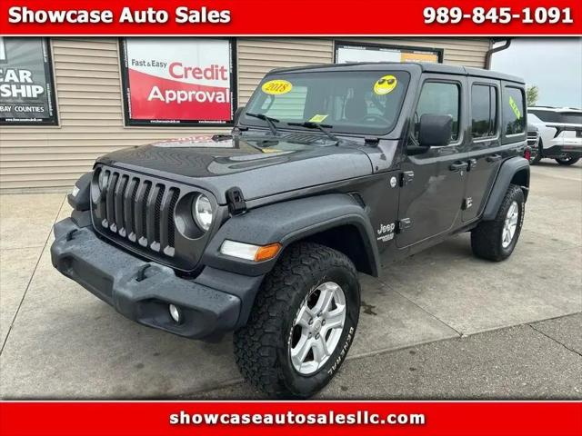 2018 Jeep Wrangler Unlimited Sport S 4x4 for sale in Chesaning, MI