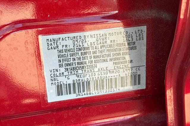 2021 Nissan Sentra SV Xtronic CVT