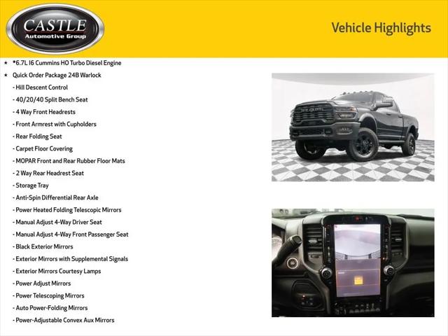 2026 Ram 2500 Warlock Crew Cab 4x4 64 Box