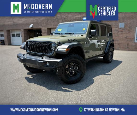 2026 Jeep Wrangler 4-Door Willys 4x4 for sale in Newton, MA