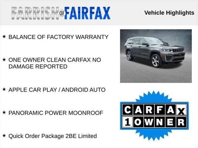 2026 Jeep Grand Cherokee L Limited 4x4 2026 Jeep Grand Cherokee L Limited 4x4