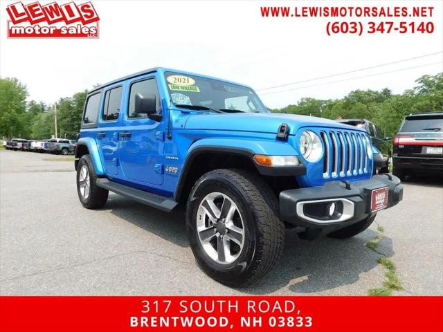 2021 Jeep Wrangler Sahara 4x4 for sale in Brentwood, NH